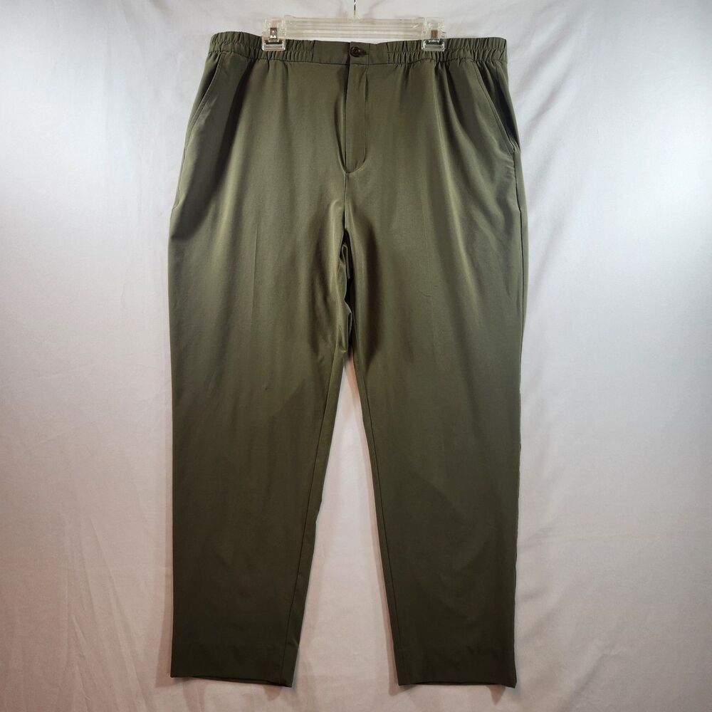 Banana Republic Women's Pants Olive Green Airstretch Taper High Rise Size XL
